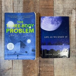 Sci Fi Dystopian Book Bundle The Three Body Problem Life As We Knew It Book 1